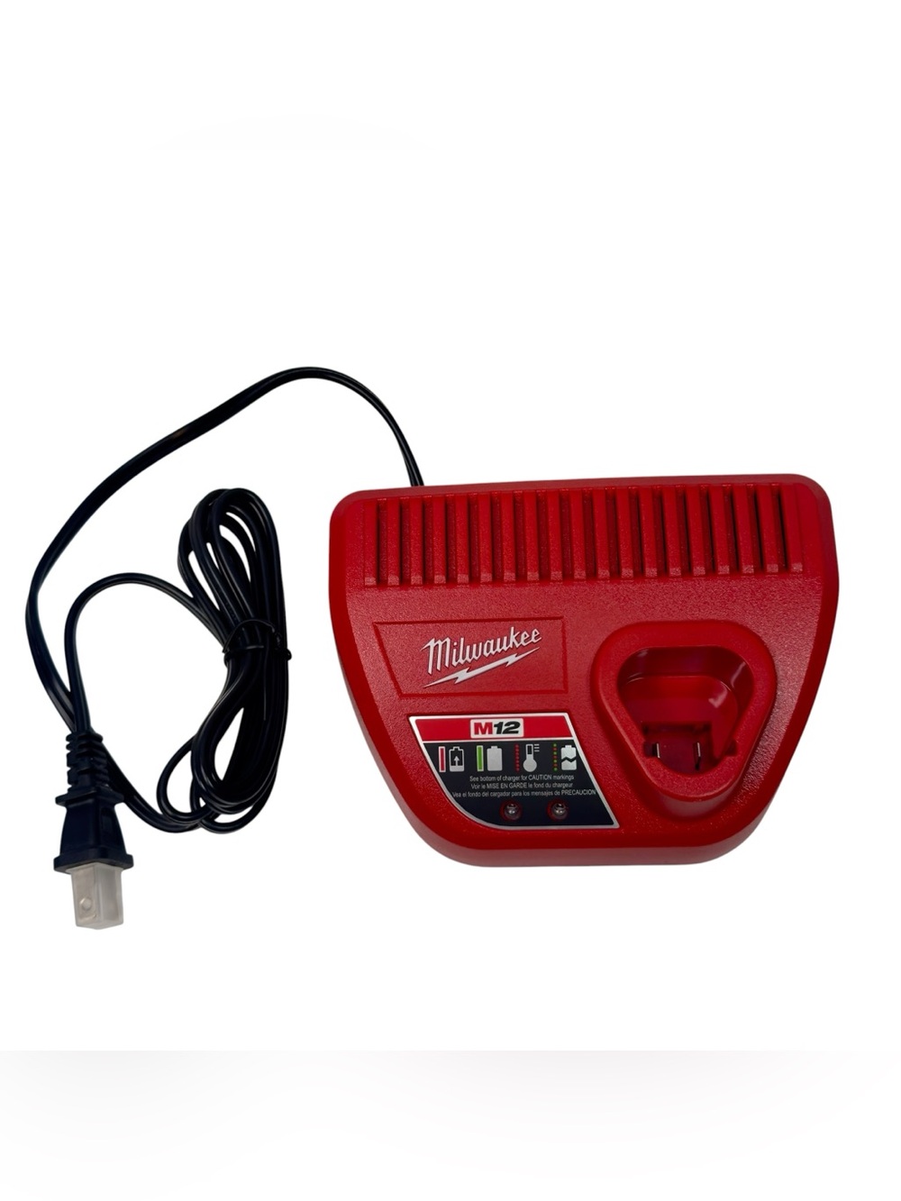 Milwaukee M12 Battery Charger 48-59-2401 Red 12V Lithium-Ion